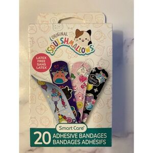 Smart Care Squishmallows Adhesive Bandages 20 Count Latex Free Item 88041